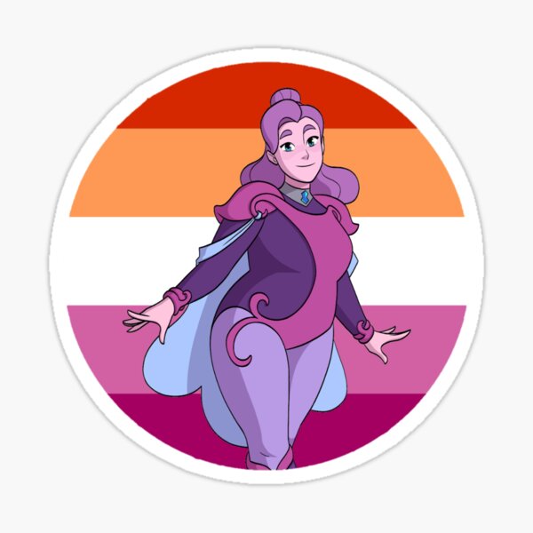 Spinnerella She Ra Lesbian Flag Spop Sticker For Sale By Queerwriter Redbubble 1510