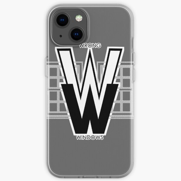 Wrong Windows Double-W Logo Variant #2.5 (2 Double-Hung Sashes) iPhone Soft Case