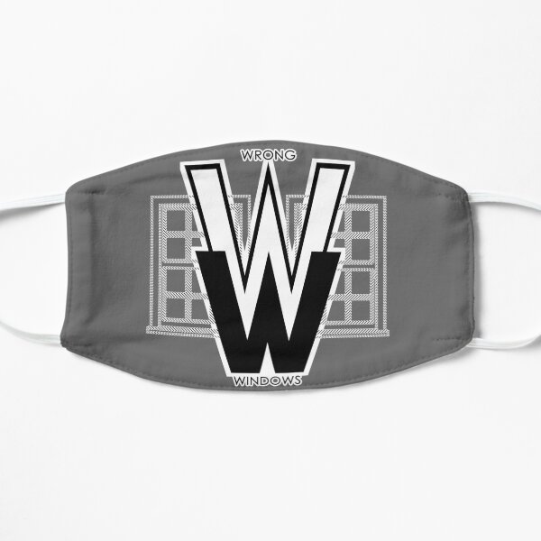 Wrong Windows Double-W Logo Variant #2.5 (2 Double-Hung Sashes) Flat Mask
