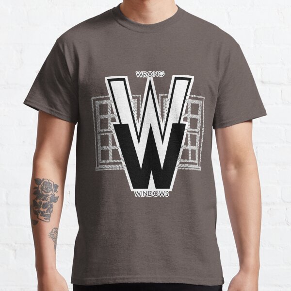 Wrong Windows Double-W Logo Variant #2.5 (2 Double-Hung Sashes) Classic T-Shirt