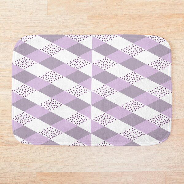 Item preview, Levander stripes and dots surface pattern designed and sold by PurrfectCorner.
