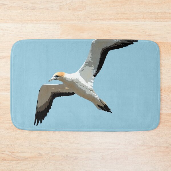 Item preview, Northern Gannet Flying Color Print designed and sold by designsasstultd.
