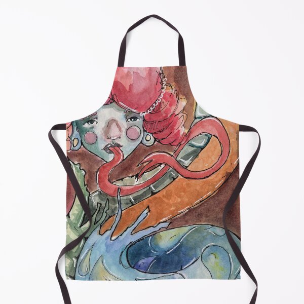 Item preview, Tears - Watercolor painting of a snake lady designed and sold by elasteel.