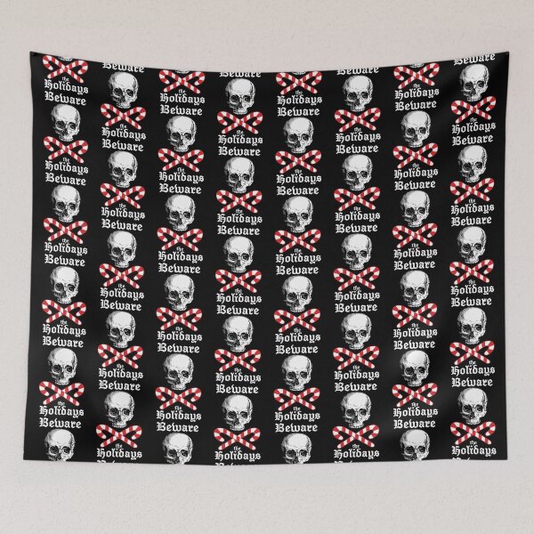 Item preview, Beware the Holidays - White lettering designed and sold by deadcatcreation.