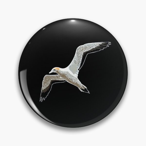 Item preview, Northern Gannet Flying White Alternate Print designed and sold by designsasstultd.