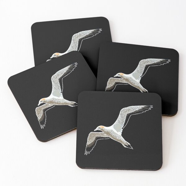 Item preview, Northern Gannet Flying White Alternate Print designed and sold by designsasstultd.