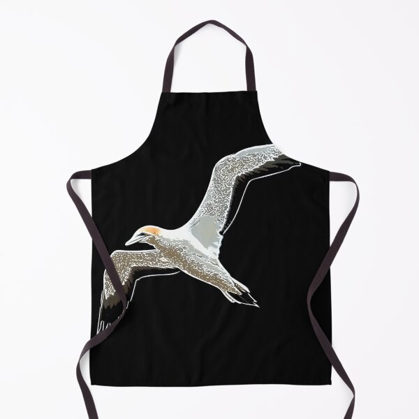 Item preview, Northern Gannet Flying White Alternate Print designed and sold by designsasstultd.