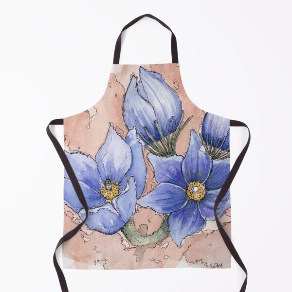Item preview, Prairie Crocus - Manitoba provincial flower by Ela Steel designed and sold by elasteel.