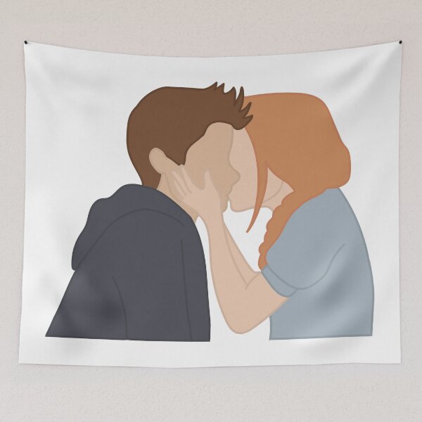 Item preview, First kiss between Lydia and Stiles designed and sold by sparklerays.
