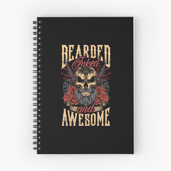 Item preview, Bearded Inked And Awesome Badass Dad designed and sold by perfectpresents.