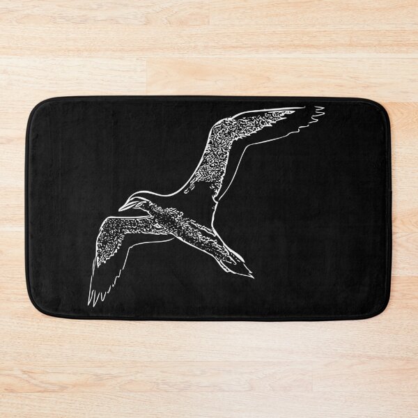 Item preview, Northern Gannet Flying White Print designed and sold by designsasstultd.