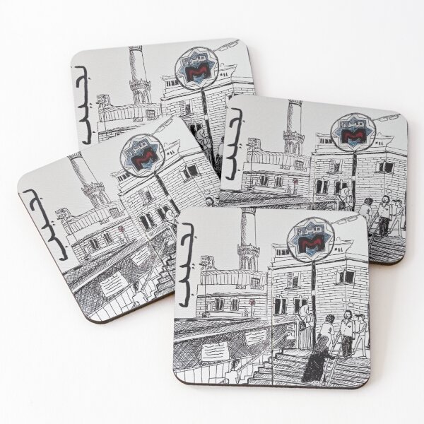 Item preview, Metro station illustration designed and sold by lifeissketchy.