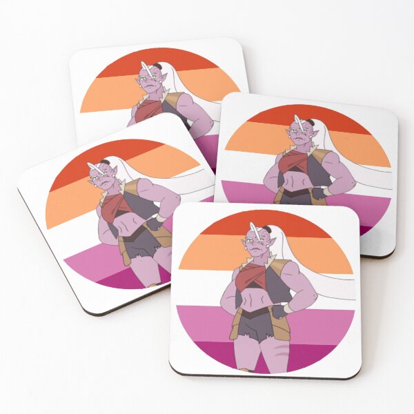 Item preview, Huntara She-Ra Lesbian Flag SPOP designed and sold by feardeargcrafts.