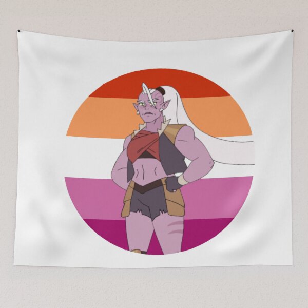 Artikelvorschau, Huntara She-Ra Lesbenflagge SPOP entworfen und verkauft von feardeargcrafts.