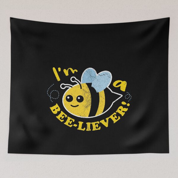 Item preview, I'm A Bee-Liever! - Cute Kawaii Honey Bee Lover Cartoon  designed and sold by bonmotto.