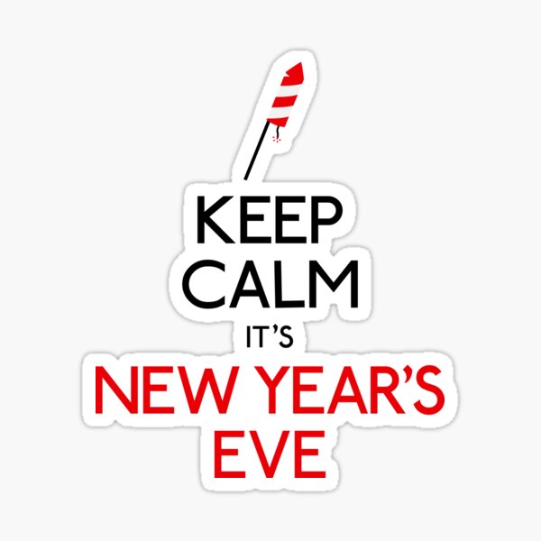 Item preview, Keep calm it's new year's eve designed and sold by Fuchs-und-Spatz.