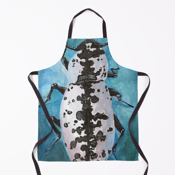 Item preview, Texas Ironclad Beetle black & white pattern by Ela Steel designed and sold by elasteel.