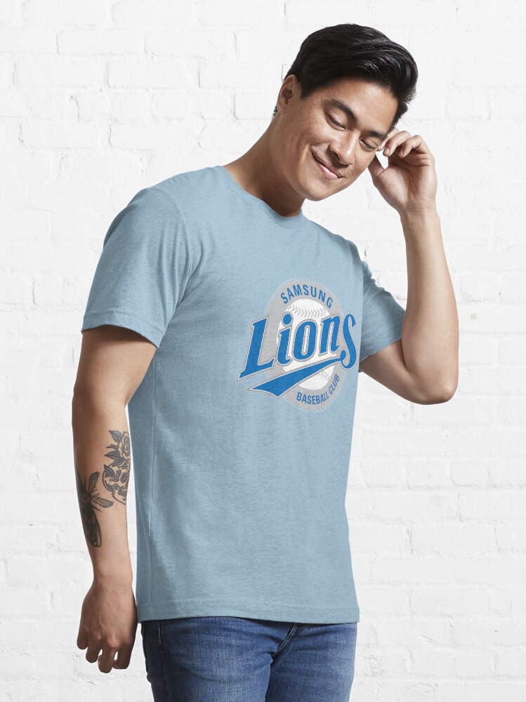 Samsung Lions Seoul KBO Logo T-Shirt summer top sports fan t