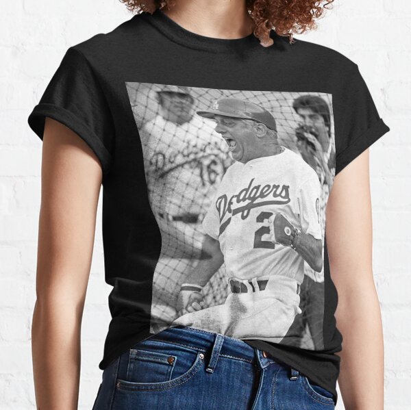 NEW Headgear Classics Dodgers #34 White Jersey T Shirt Size L