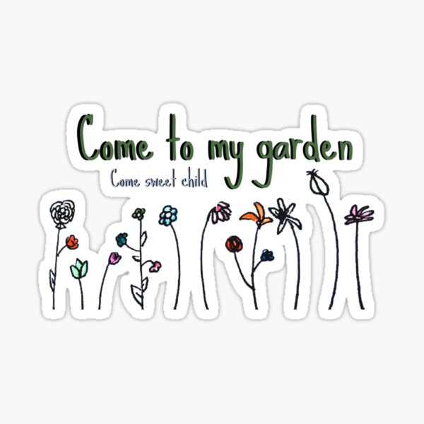 Aperçu de l'œuvre «Viens dans mon jardin, viens ma douce enfant» Le jardin secret créée et vendue par rosesbwayshop.