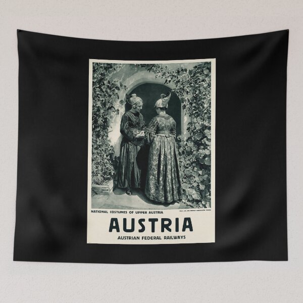 Aperçu de l'œuvre retro classic Austria poster créée et vendue par CorasPosters.