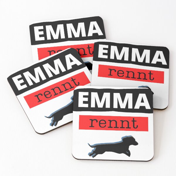 Item preview, Emma runs - dachshund designed and sold by TheDachshund.