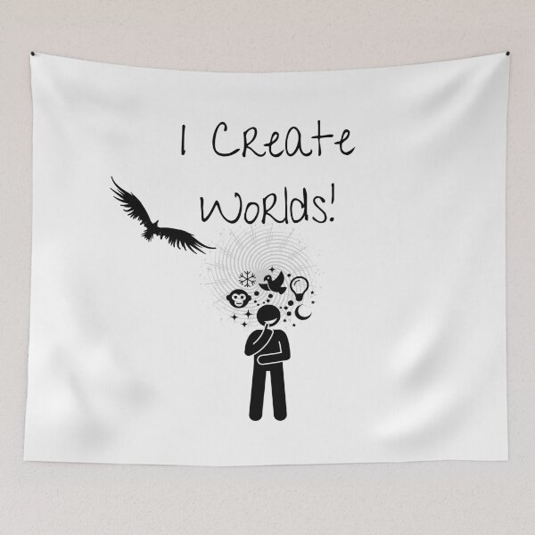 Item preview, I Create Worlds - Design By Source Inspired designed and sold by SourceInspired.