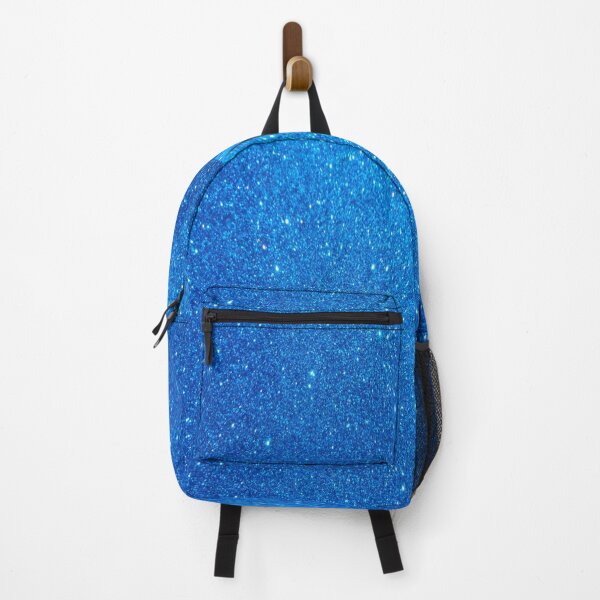 blue glitter pattern Backpack
