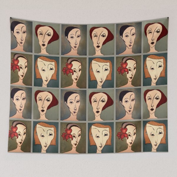 Item preview, Four Character Portraits in Oil designed and sold by Anna LeNeil.
