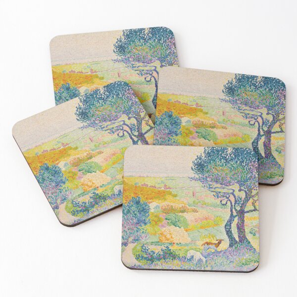 Item preview, The Bormes Plain (1908) - Henri Edmond Cross designed and sold by SALON DES ARTS.