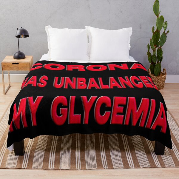 Item preview, CORONA HAS UNBALANCED MY GLYCEMIA T1D AND T2D -  DIABETES CORONA - DIABETIC CHRISTMAS GIFT designed and sold by Ralek.
