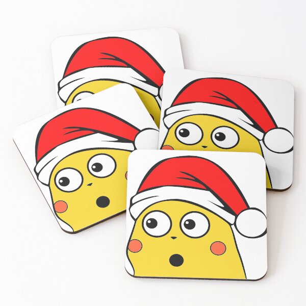 Item preview, Christmas Surprised Meme with Santa Hat - Yellow Type designed and sold by mr-meme.