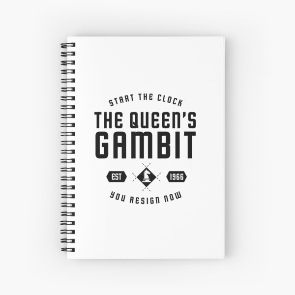 Elizabeth Harmon The Queens Gambit Spiral Notebook for Sale by bonjonodon