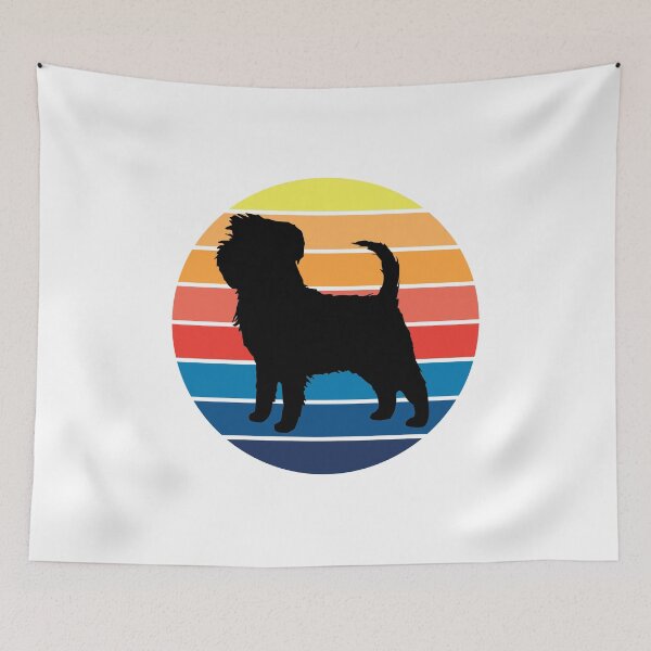 Item preview, Affenpinscher Dog Retro Sunset designed and sold by malibumanhattan.