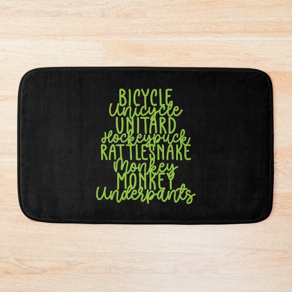 Item preview, Monkey Monkey Underpants Green Fan Quote Black designed and sold by Sunny Collections.