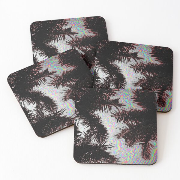 Item preview, Fluorescent Palm Tree TV Glitch effect designed and sold by Deegital18.
