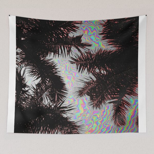 Item preview, Fluorescent Palm Tree TV Glitch effect designed and sold by Deegital18.