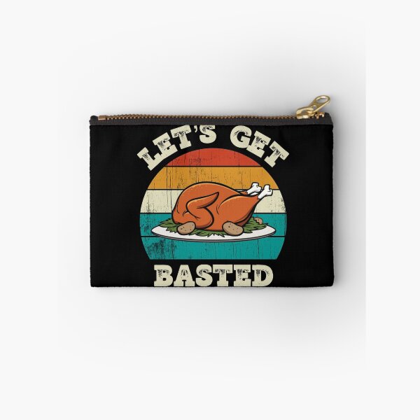 Item preview, Let's Get Basted, white, Funny Thanksgiving Shirt designed and sold by OttersDesignsUS.