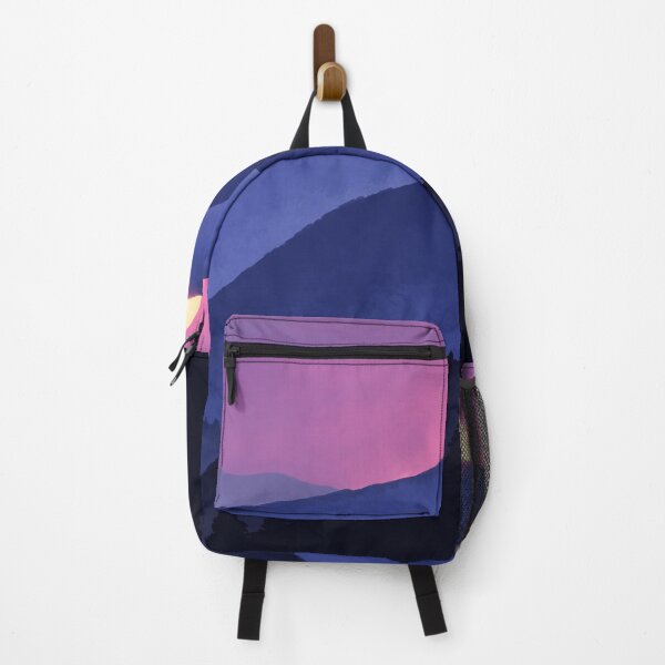 Item preview, Mountain sunset designed and sold by FlatBeeArt.
