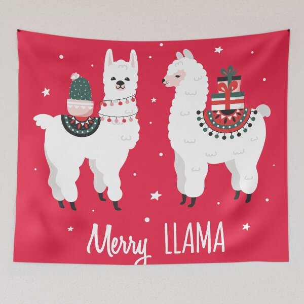 Item preview, Llama Merry Christmas designed and sold by Brendsy.