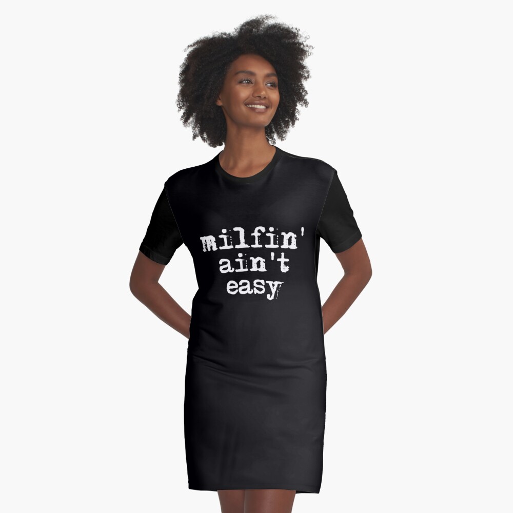 Milfin' Ain't Easy, Funny Mom Gift, MILF Apron for Sale by Vintagemashup