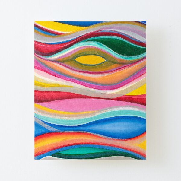 Swirl Canvas Mounted Print