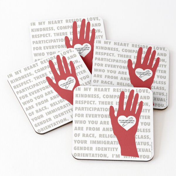 Item preview, Heart, Hand, Safety, Unity. I Stand Beside You.  designed and sold by studiolabeleven.
