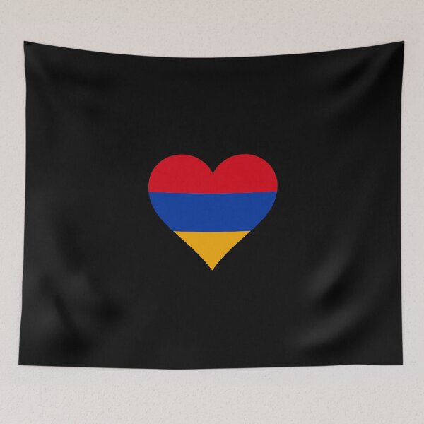 Item preview, Armenia Armenian flag flag heart designed and sold by GeogDesigns.