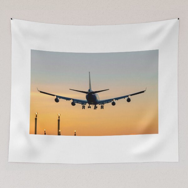 Item preview, Aircraft Landing at Sunset designed and sold by derekbeattie.