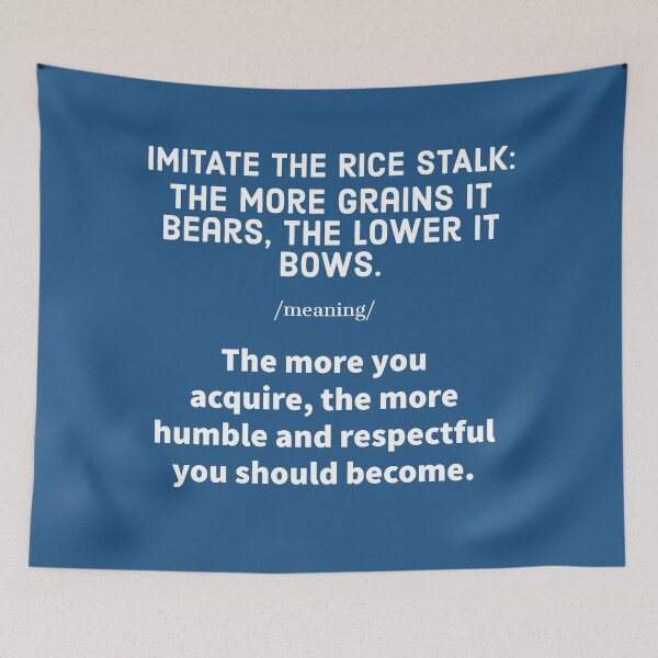 Item preview, Imitate the rice stalk. The more grains it bears, the lower it bows. designed and sold by aboniteblanc.