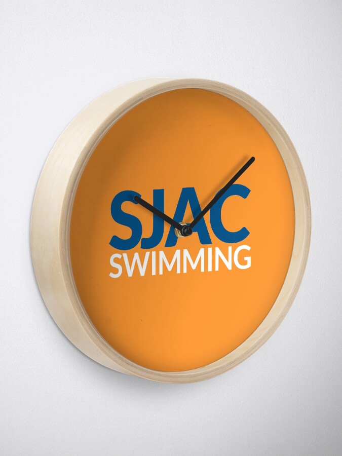 Alternate view of SJAC Orange Clock