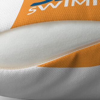 Alternate view of SJAC Orange Throw Pillow