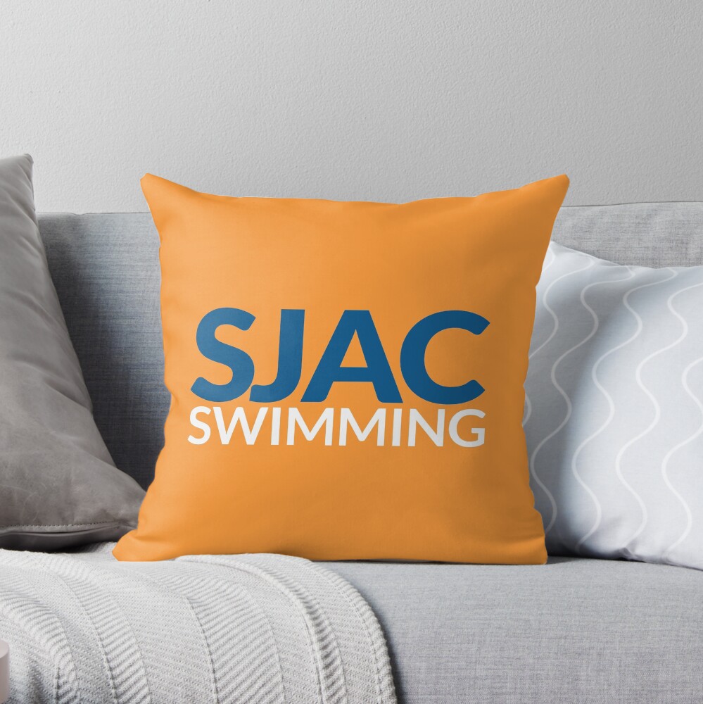 SJAC Orange Throw Pillow