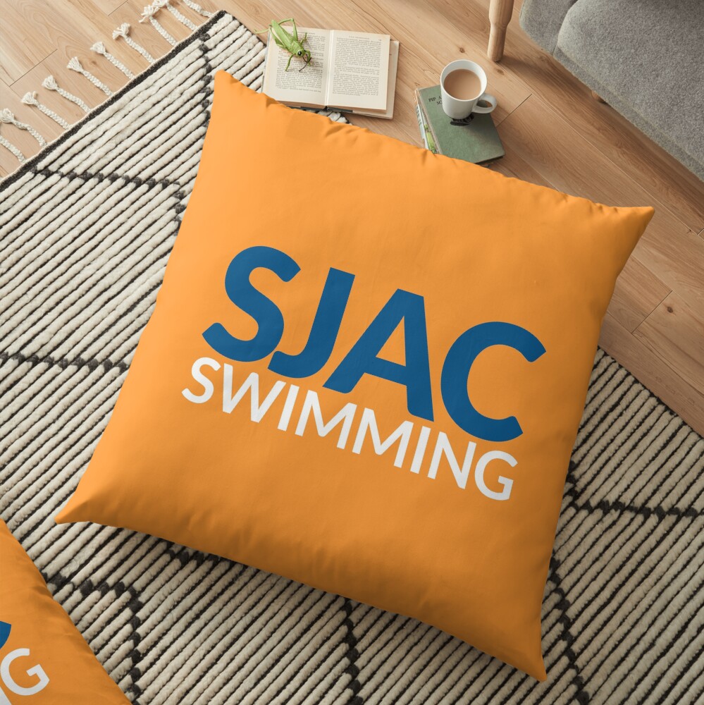SJAC Orange Floor Pillow